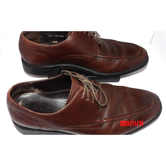 NikeAir Cole Haan Stylar C10697 Brown Split Toe Derby Oxfords Shoes Men's US 9.5 - Picture 4 of 15